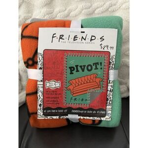 Friends Tv Show Series Pivot! No Sew Fleece Throw Kit Blanket New 48" X 60"